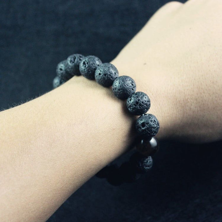 Volcanic Rock Yellow Tiger's Eye Bracelet - Jointcorp