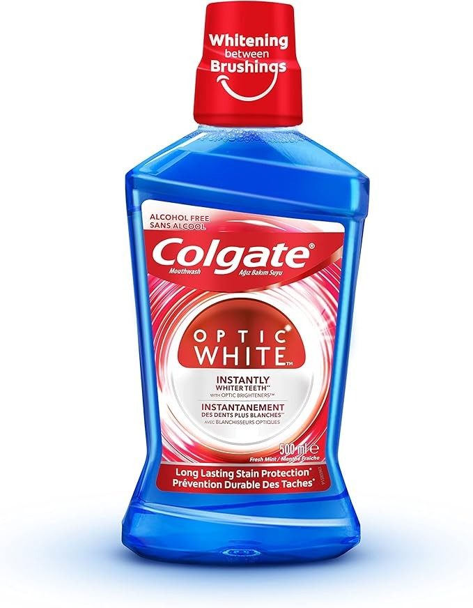 Colgate Plax Mouth Wash Optic White 500ML
