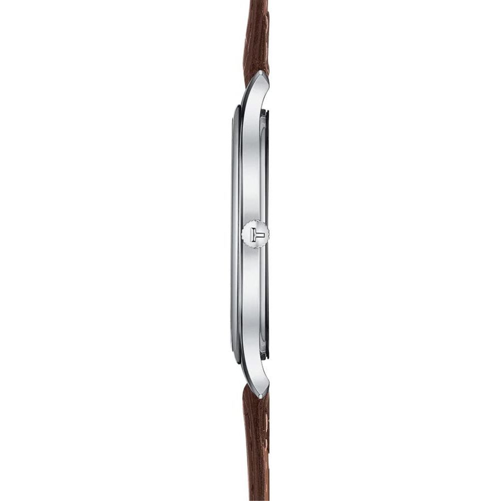Tissot Mens Analogue Quartz Watch with Leather Strap T0634091601800, Brown, One Size, Strap