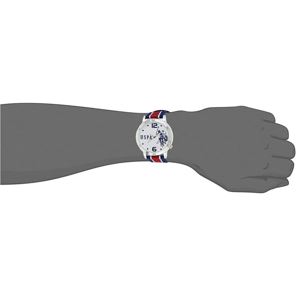 U.S. Polo Assn. Mens Quartz Watch, Analog Display And Nylon Strap - USC57003