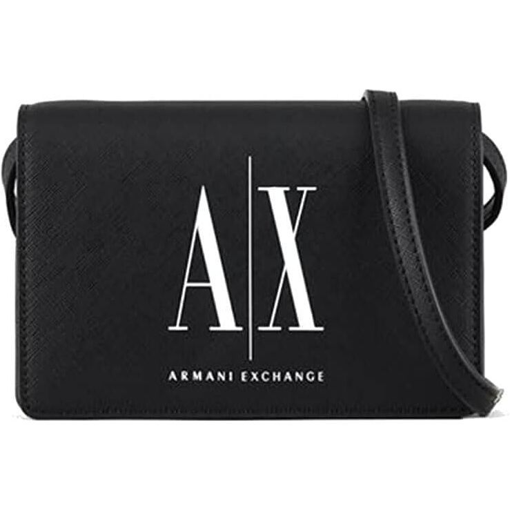 A|X Armani Exchange Cross Body Blogger Bag, Black/White, O/S
