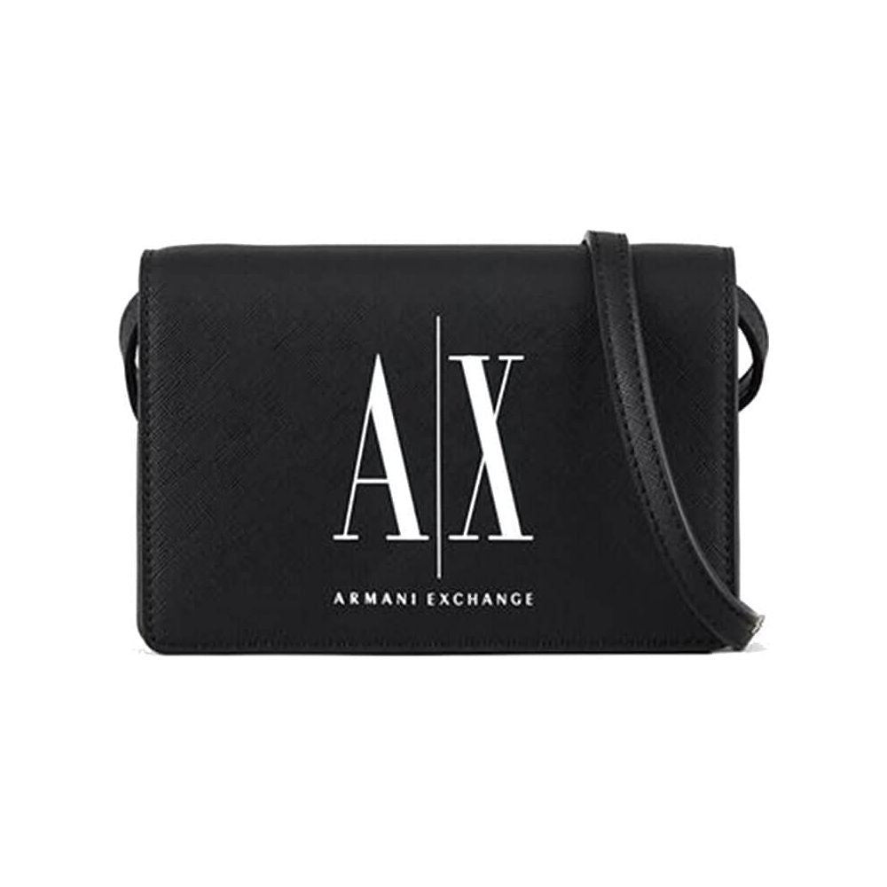 A|X Armani Exchange Cross Body Blogger Bag, Black/White, O/S