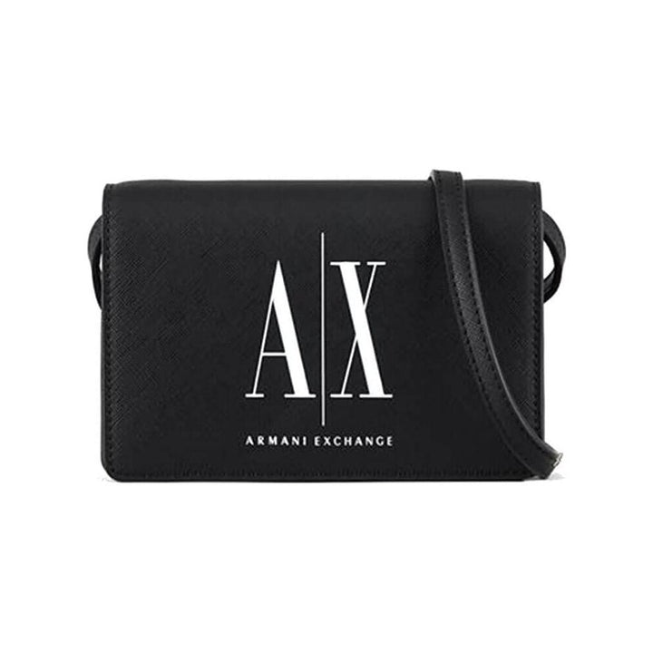 A|X Armani Exchange Cross Body Blogger Bag, Black/White, O/S