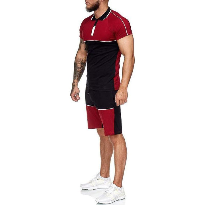Men's Athletic Running Tracksuit Set Casual Jogging Sweat Suit Training Sportswear Suits