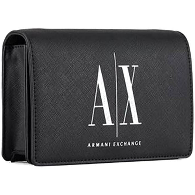 A|X Armani Exchange Cross Body Blogger Bag, Black/White, O/S