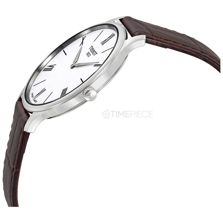 Tissot Mens Analogue Quartz Watch with Leather Strap T0634091601800, Brown, One Size, Strap