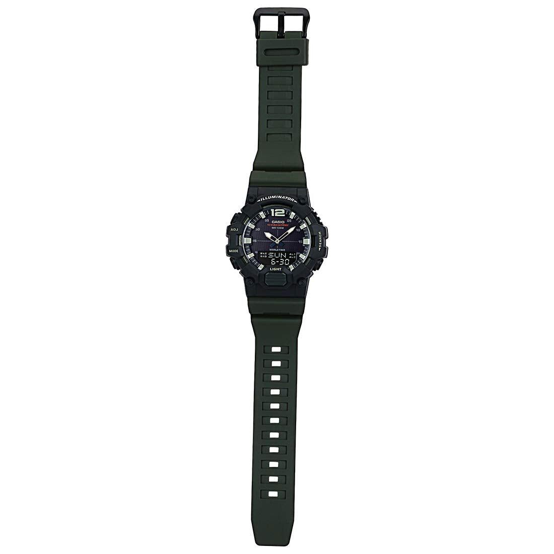 Casio Men's Dial Resin Band Watch - HDC-700-3AVDF