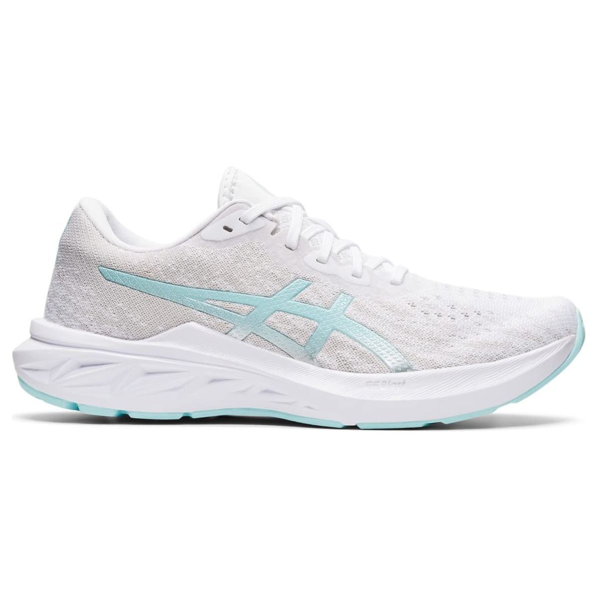 ASICS Women's DYNABLAST 2 Running Shoes, 11.5, White/Clear Blue