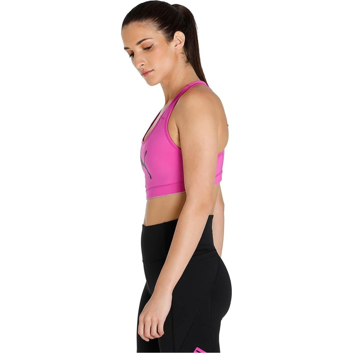 PUMA Women's Mid Impact 4Keeps Bra Underwear Top (pack of 1)