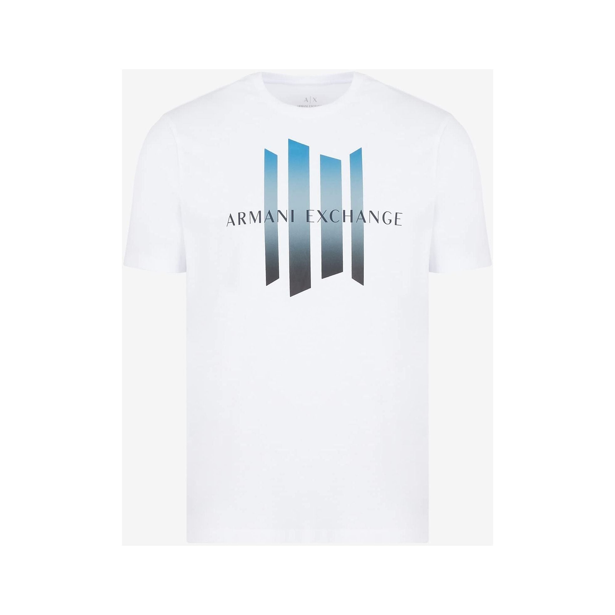 A|X Armani Exchange mens Lines Logo Tee T-Shirt