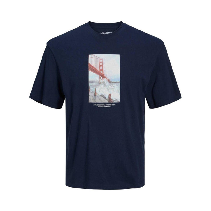Jack & Jones Men's Copenhagen Photo Short-Sleeves Crew Neck T-Shirt