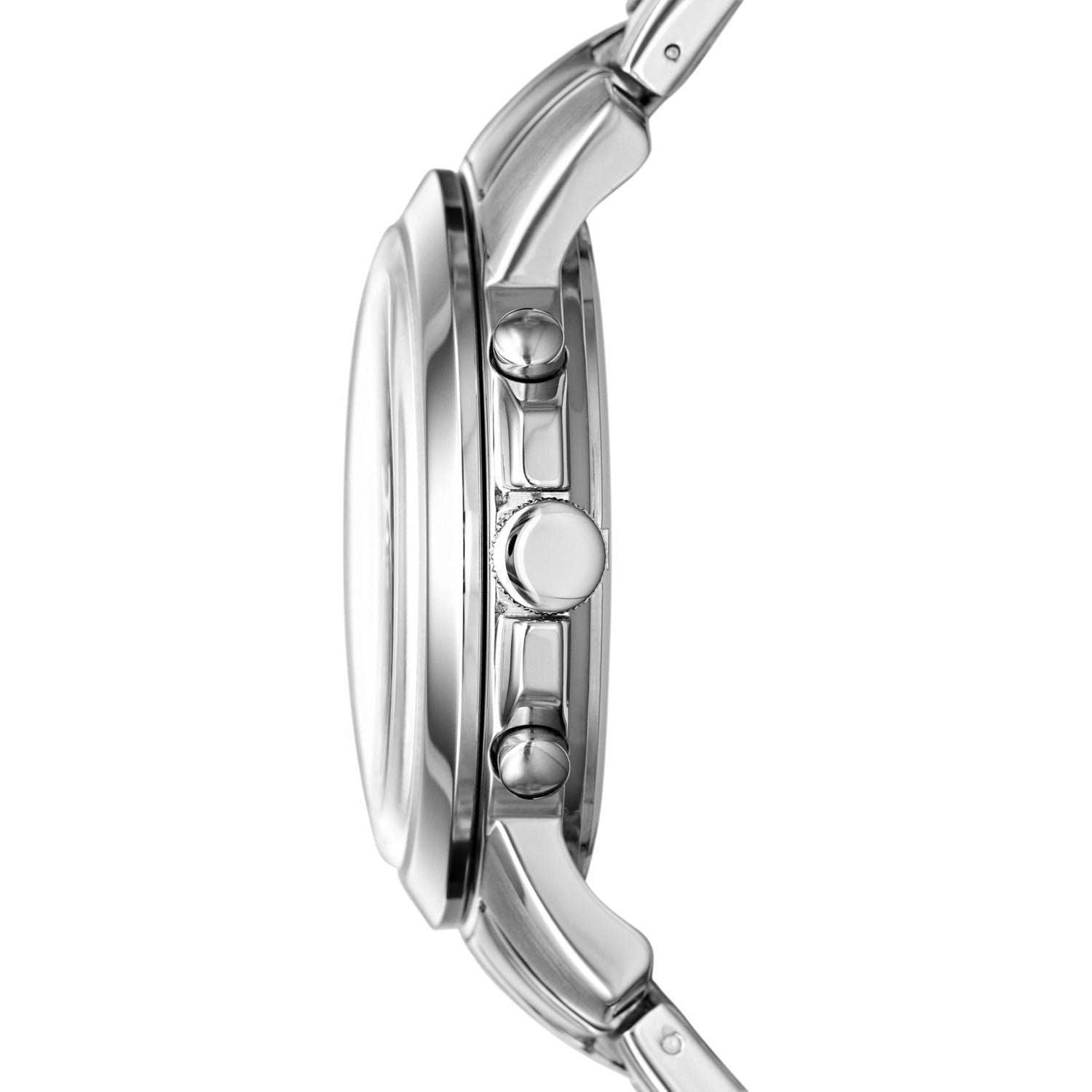 Fossil Men's 44mm Grant Roman Stainless Steel Watch