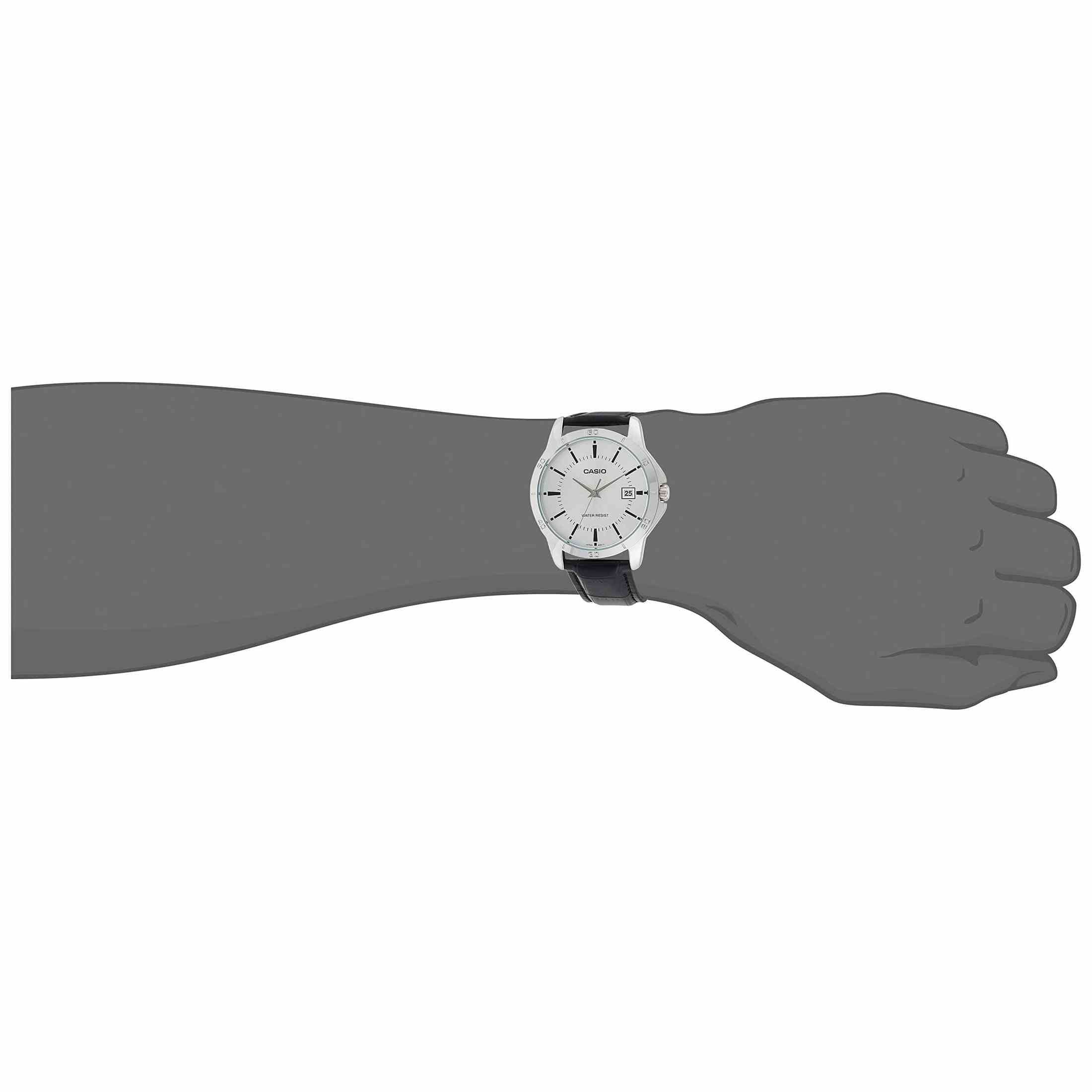 Casio Watch For Men Standard Analog Stainless Steel Date Dial