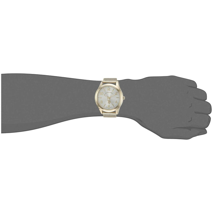 U.S. Polo Assn. Classic Men's Quartz Metal and Alloy Watch, Color:Gold-Toned (Model: USC80376), Gold, Analog Watch