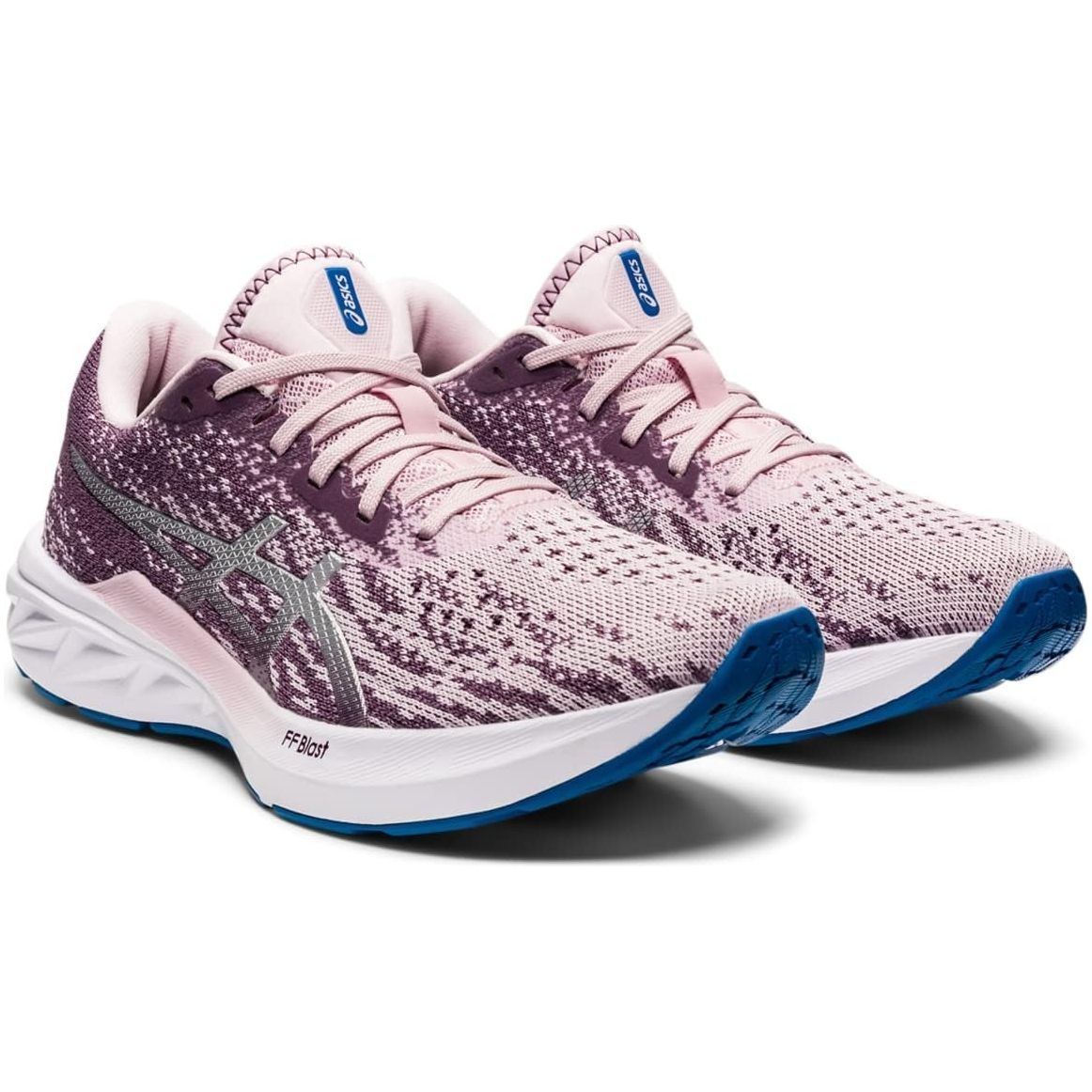 ASICS Women's DYNABLAST 2 Running Shoes, 9.5, Barely Rose/Pure Silver