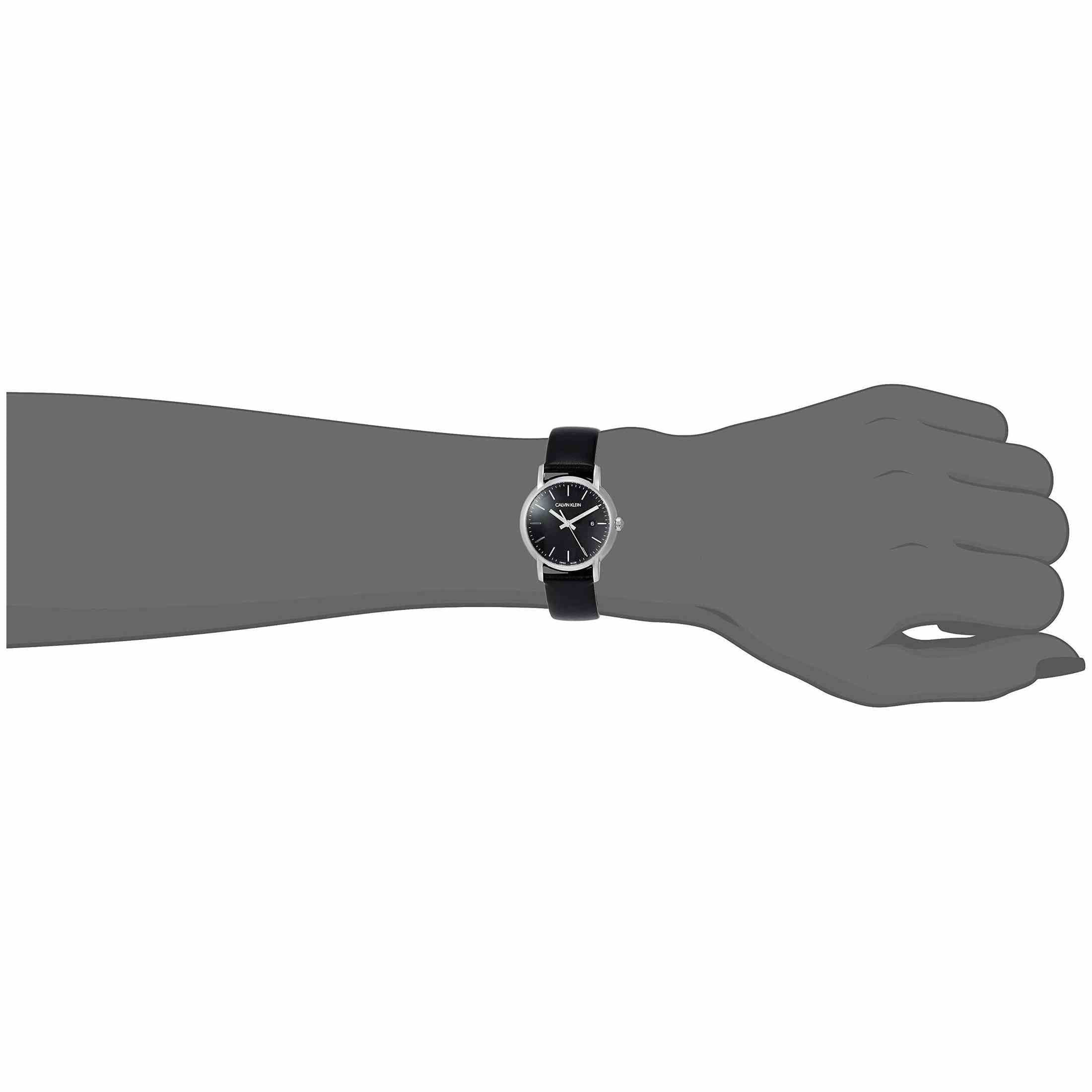 Calvin Klein Women's Quartz Watch, Analog Display and Leather Strap K9H231C1
