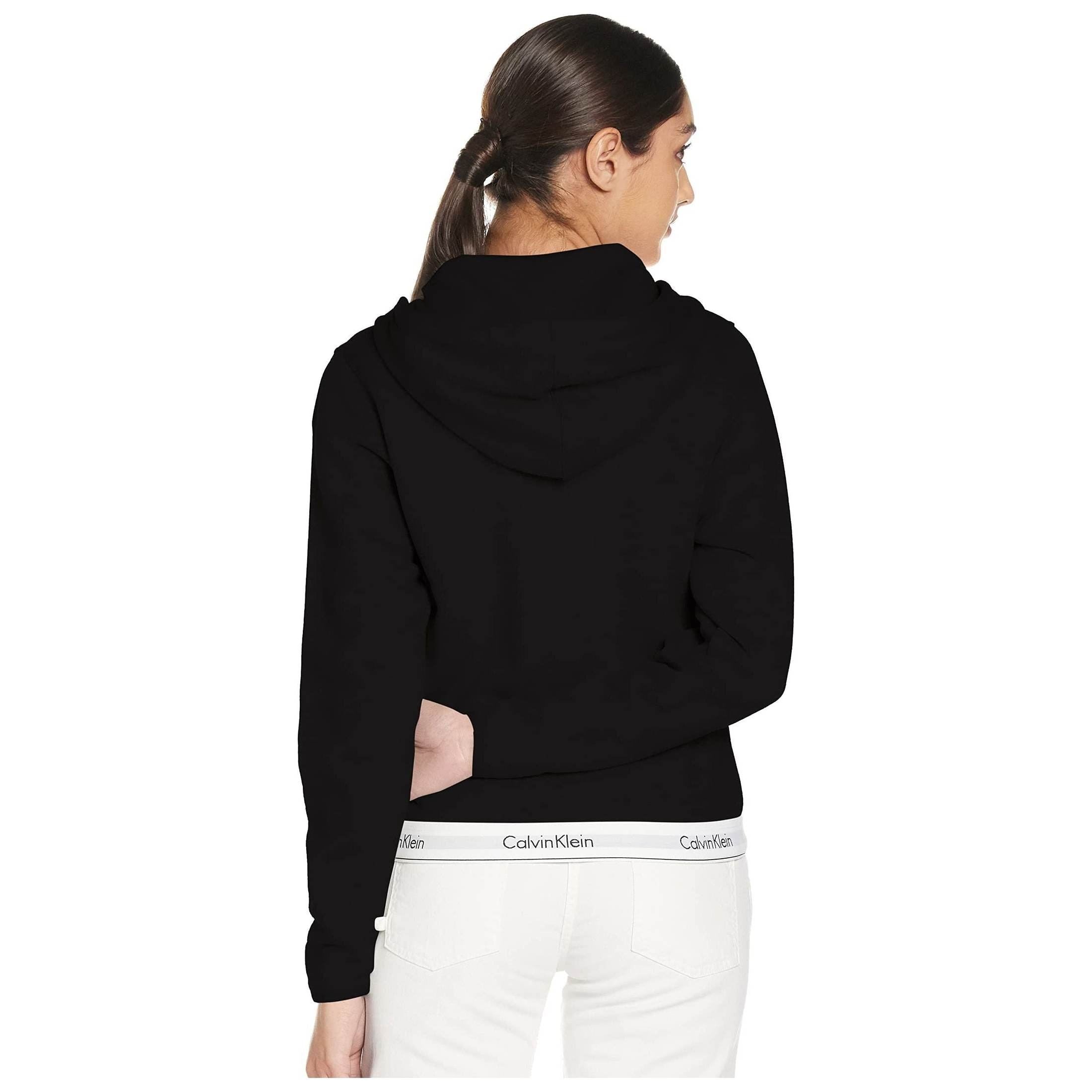 Calvin Klein Womens Top Hoodie Full Zip Knits