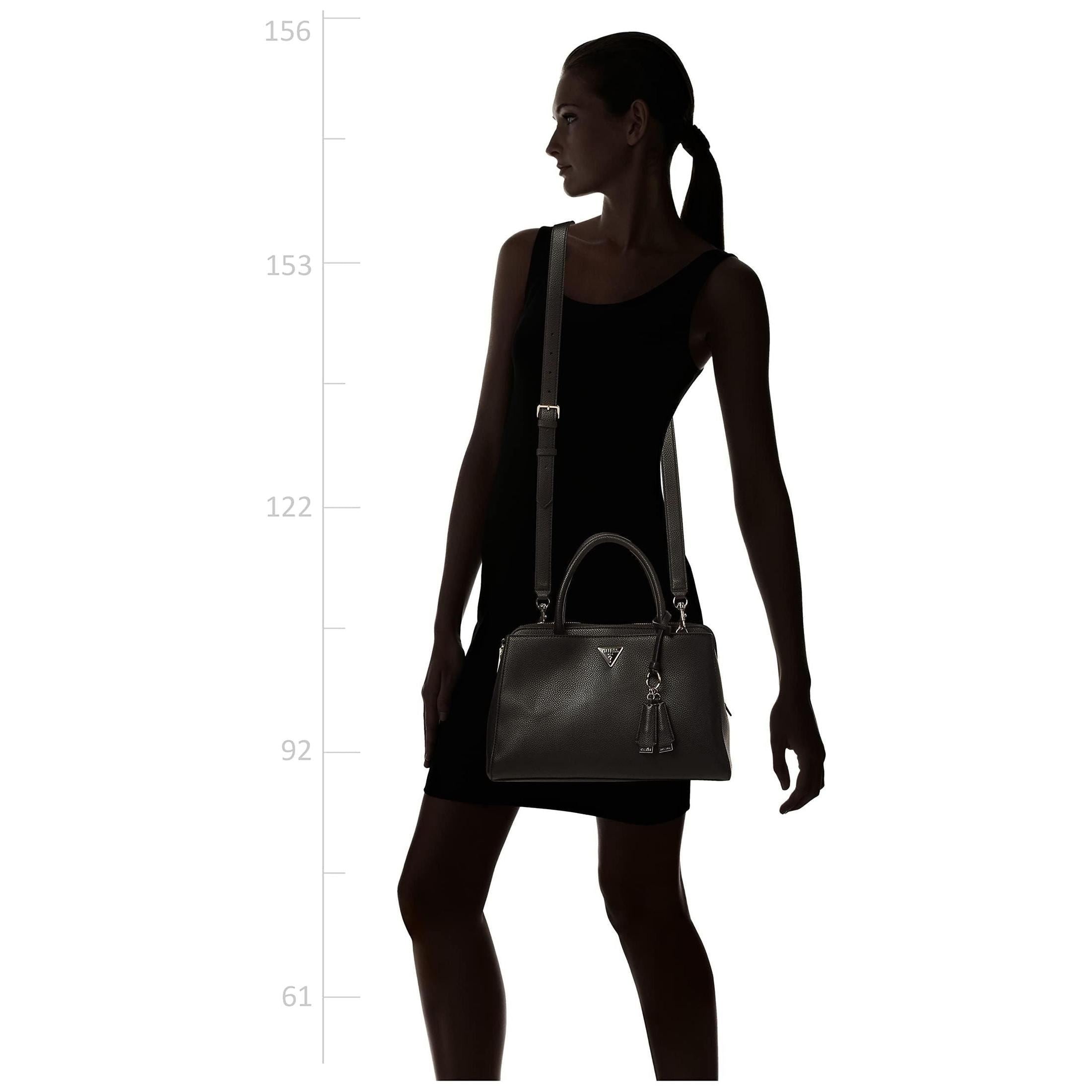 Guess Emiliya Girlfriend Satchel Bag for Women, BLA