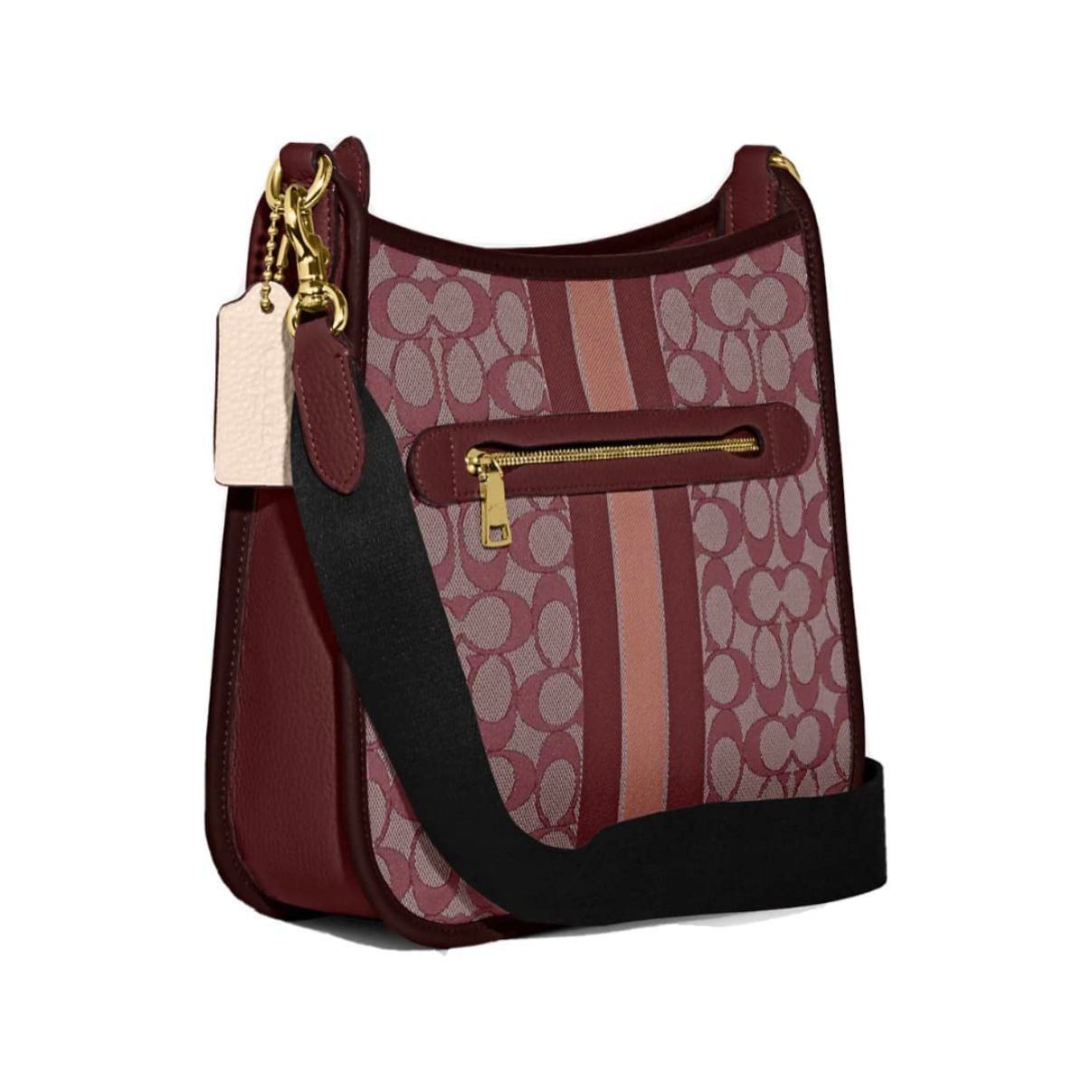 COACH Women's Dempsey File Crossbody Shoulder Bag in Signature Jacquard
