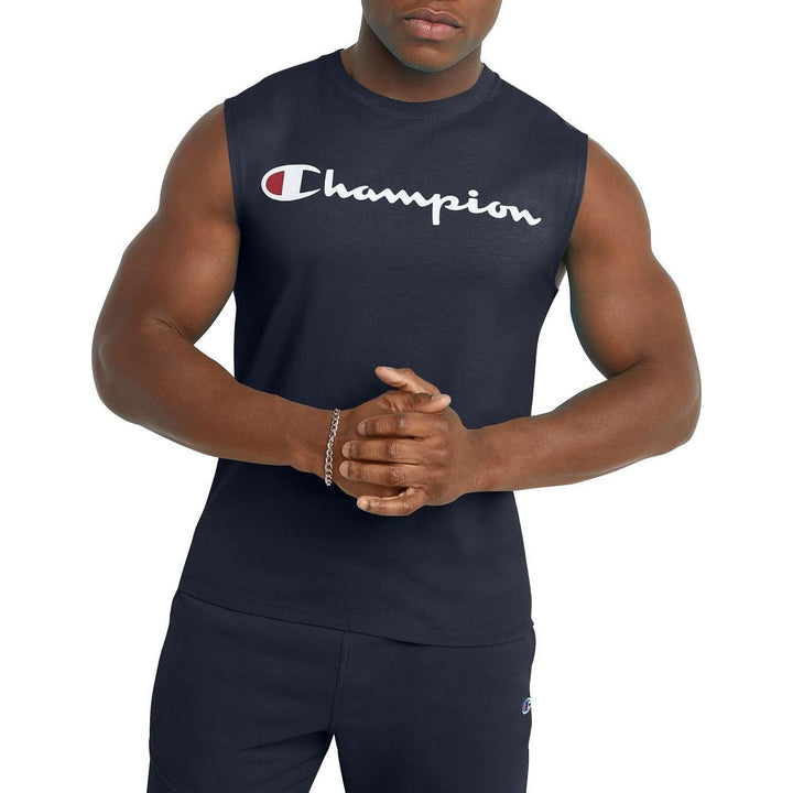 Champion mens Graphic Jersey Muscle Shirt