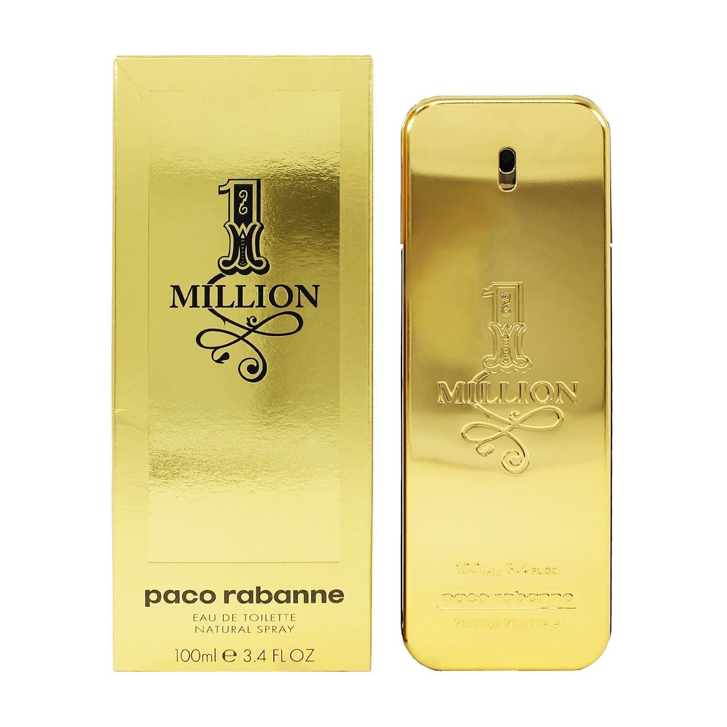 1 Million by Paco Ra.banne Eau De Toilette Spray 3.4 oz for Men