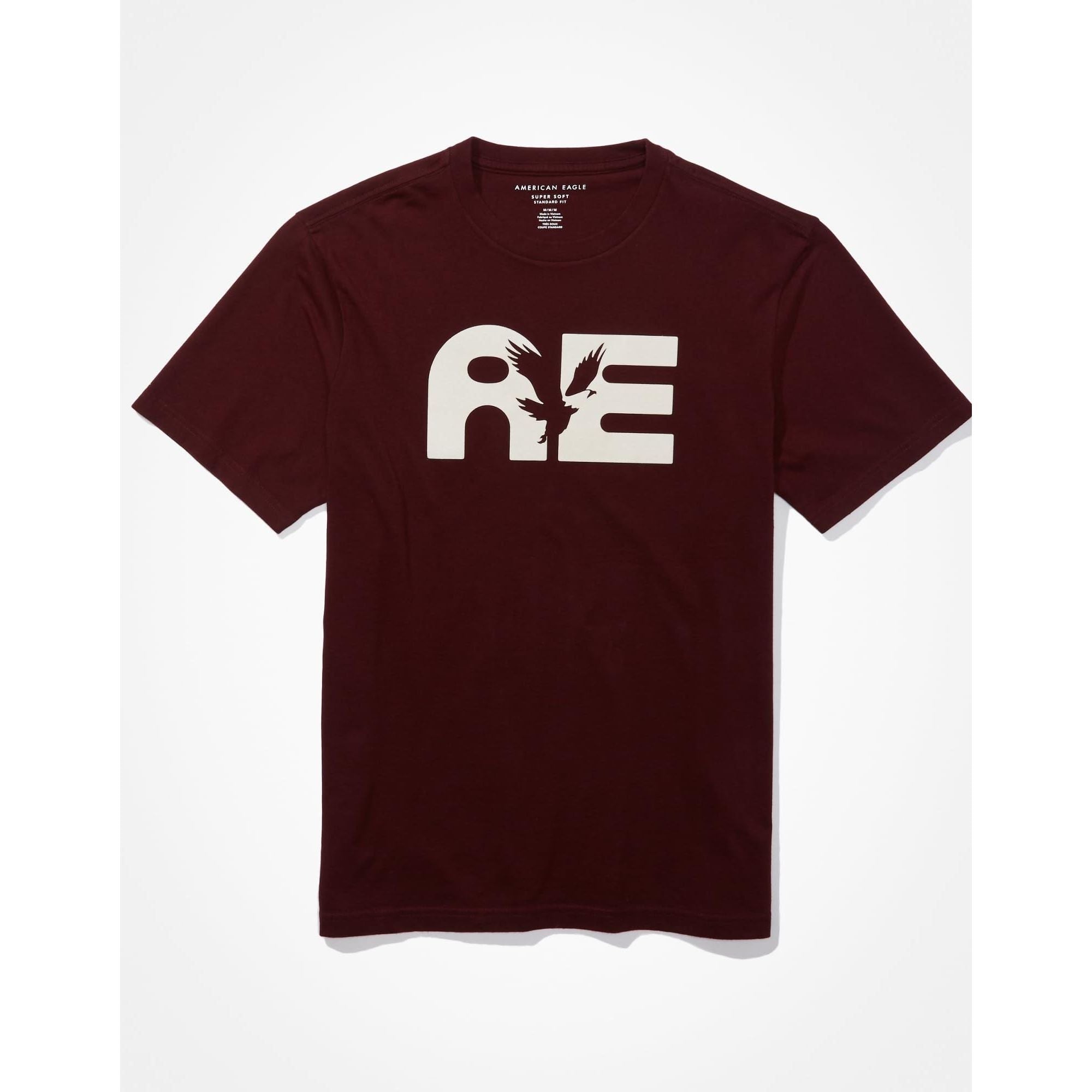 AMERICAN EAGLE Men U-0181-2869-613 Super Soft Logo Graphic T-Shirt