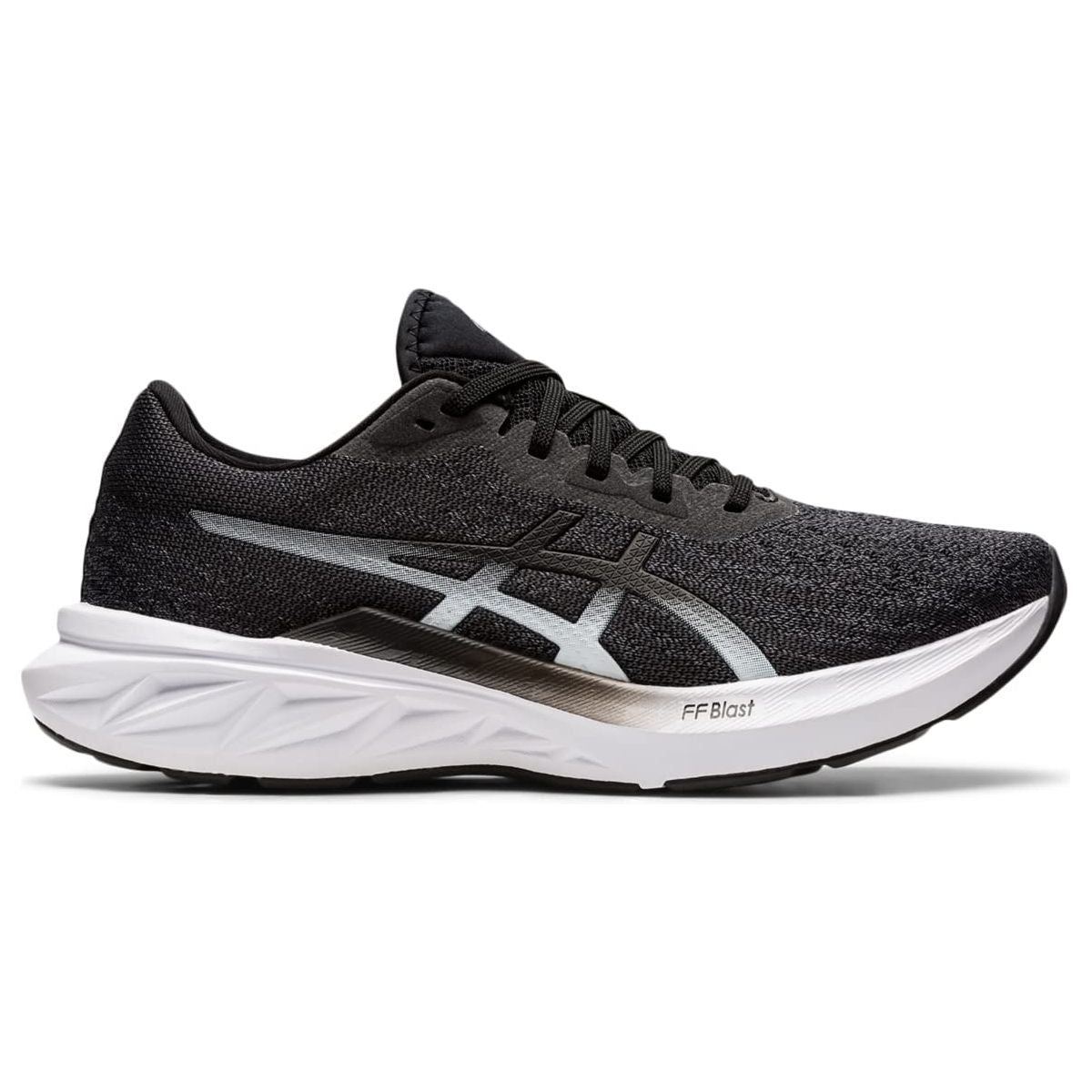 ASICS Women's DYNABLAST 2 Running Shoes, 9.5, Black/White