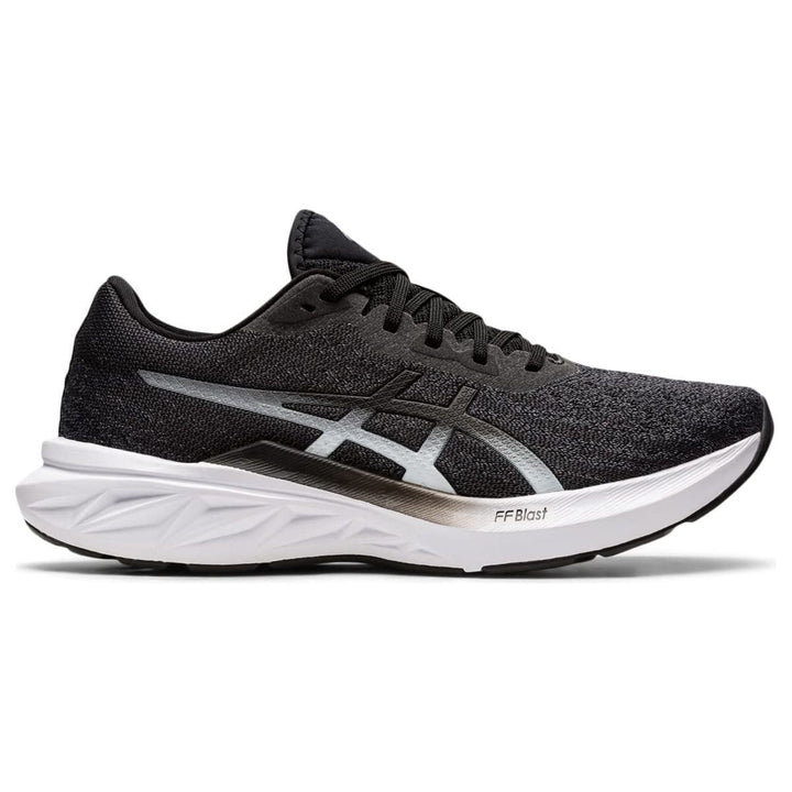 ASICS Women's DYNABLAST 2 Running Shoes, 9.5, Black/White