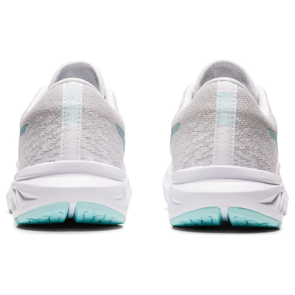 ASICS Women's DYNABLAST 2 Running Shoes, 11.5, White/Clear Blue