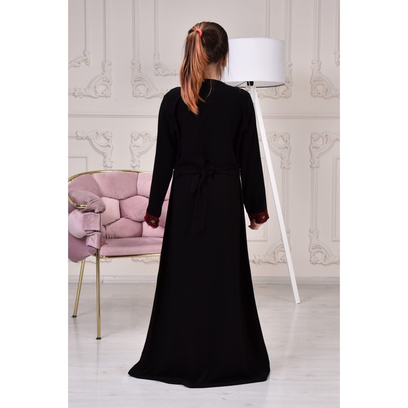 Marwa Fashion Palestinian Thobe Dress for Women - Traditional Palestinian Dress for Girl with Beautiful Embroidery