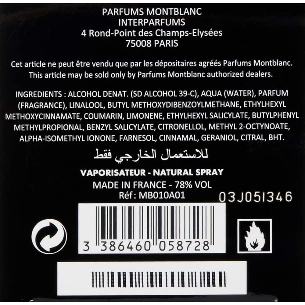 MONTBLANC Perfume Mont Blanc Emblem perfume for men Eau de Toilette, 100 ml