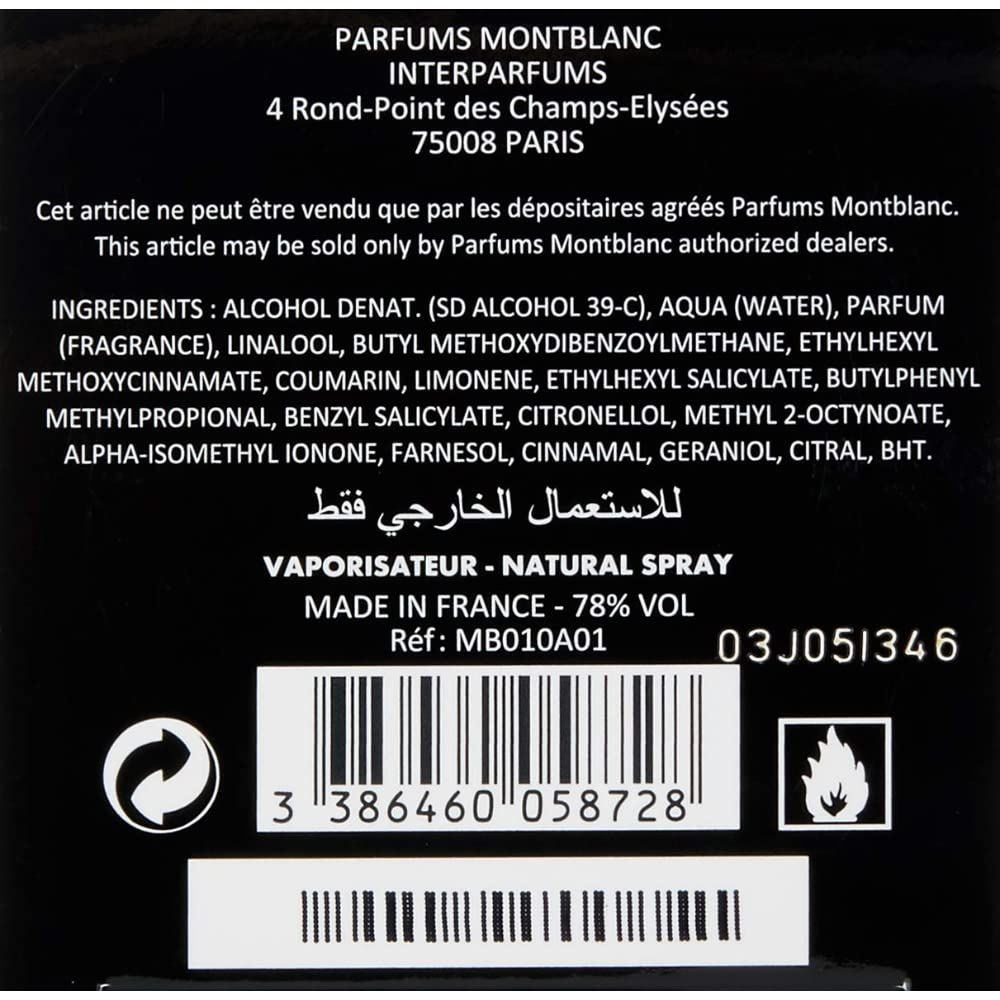 MONTBLANC Perfume Mont Blanc Emblem perfume for men Eau de Toilette, 100 ml