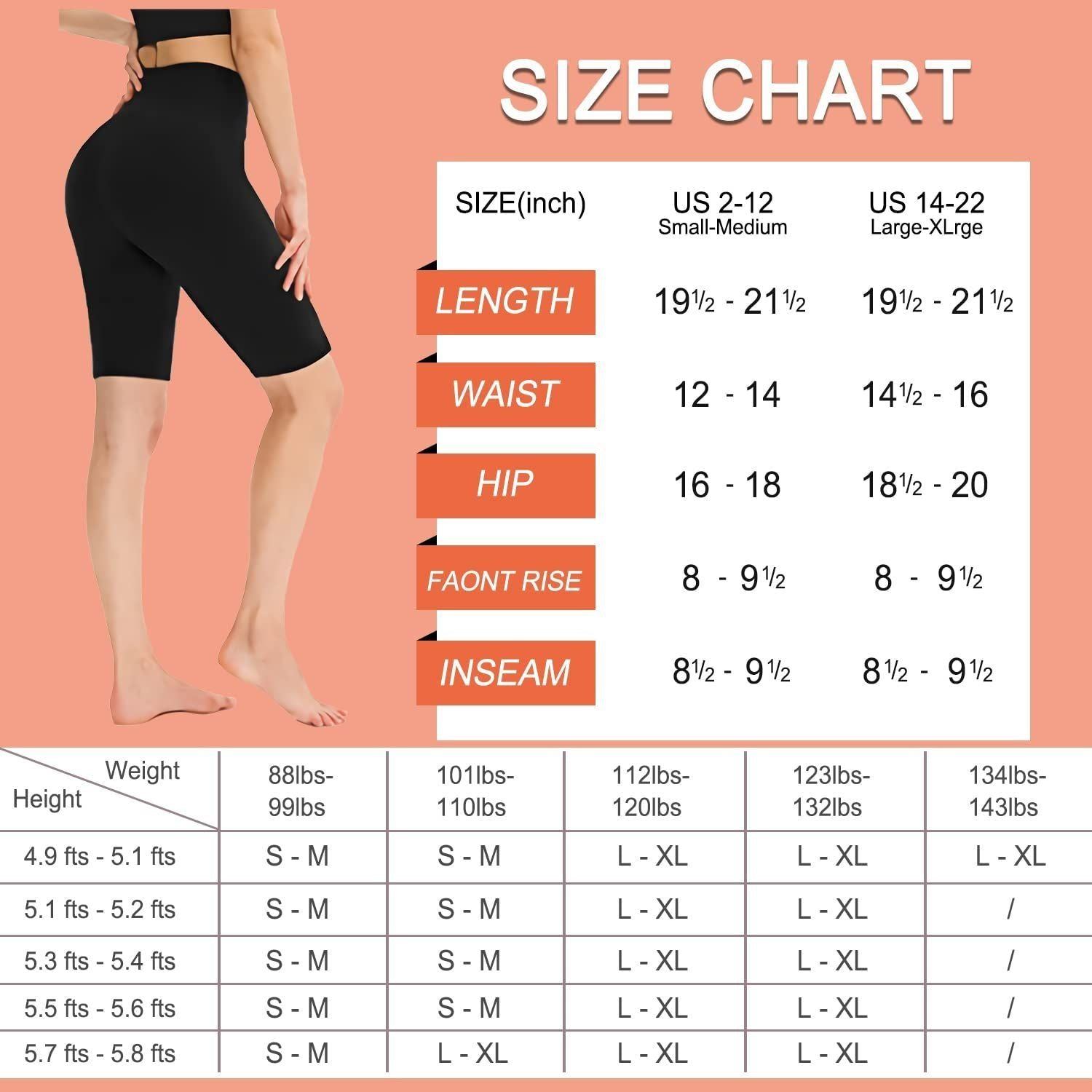 MOREFEEL 3 Pack Biker Shorts Women-High Waisted Butt Lifting Workout Athletic Sports Summer Short Leggings