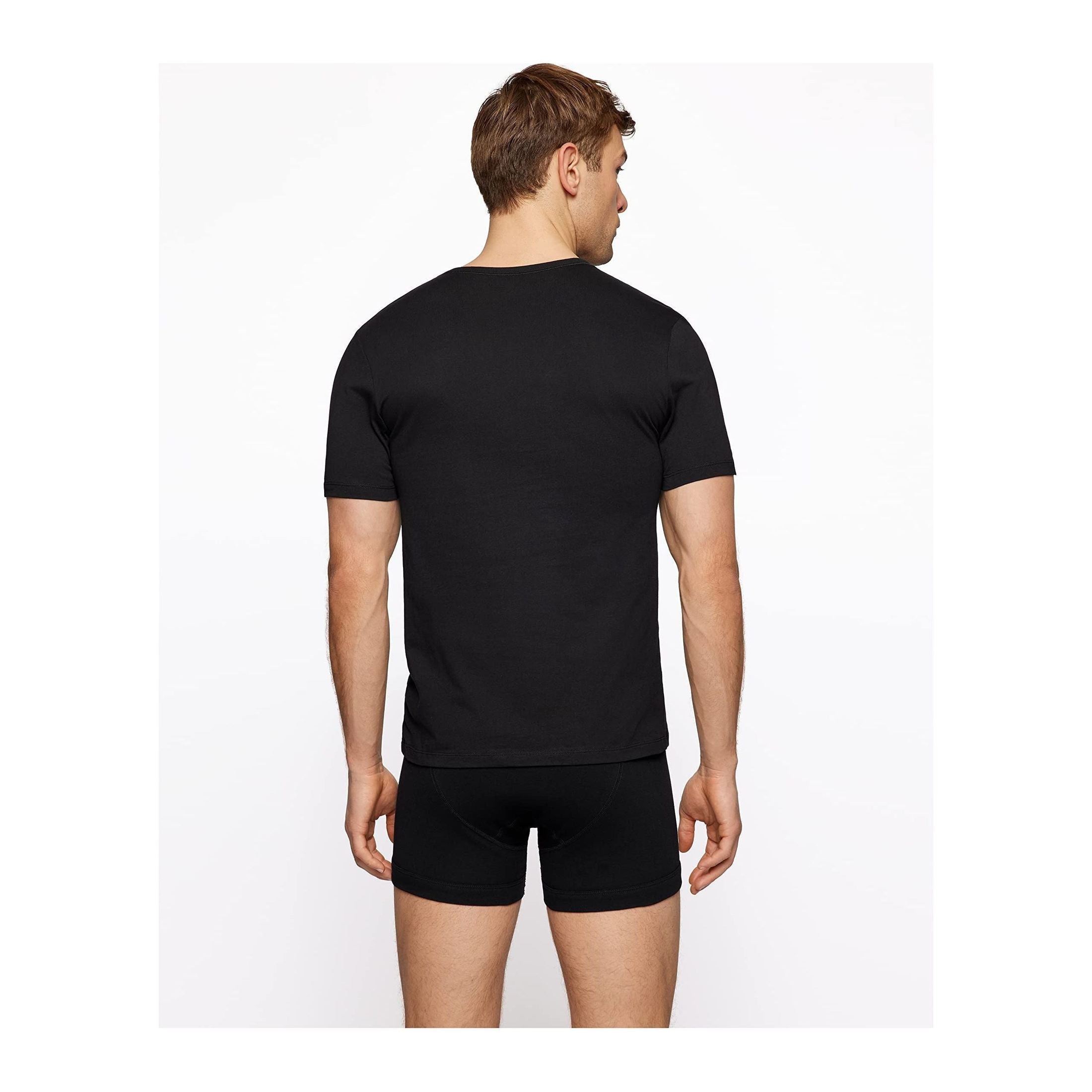 BOSS Men's T-Shirt RN 3P CO 10145963 01 T-Shirt