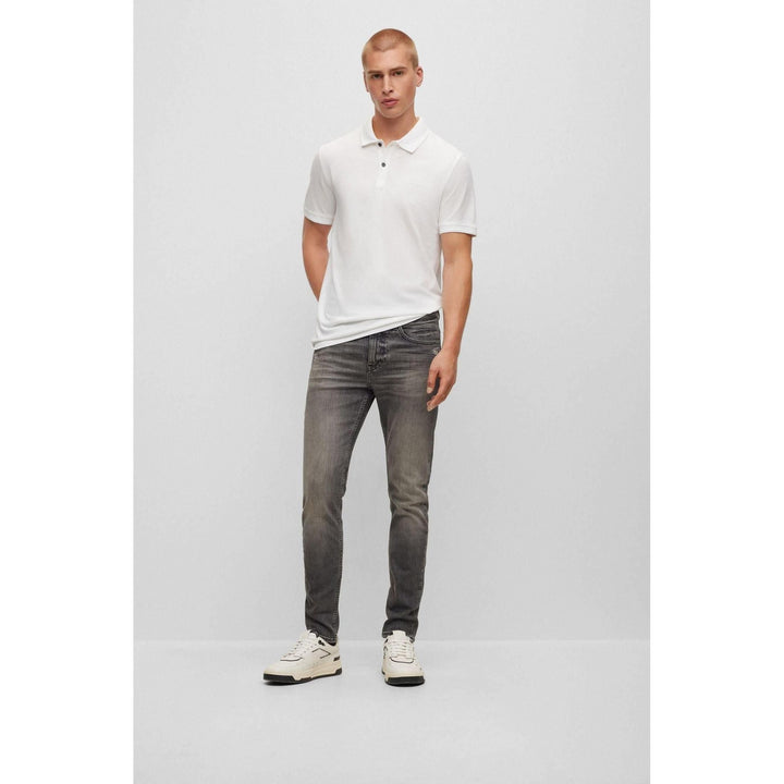 BOSS Mens Prime Slim-fit Polo Shirt in Cotton piqué