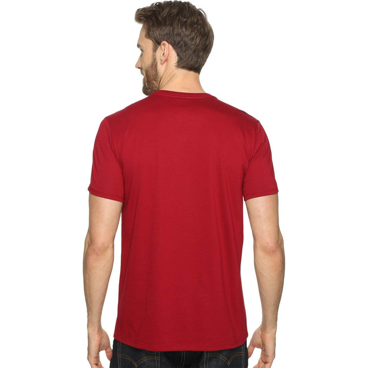 Lacoste Mens Short Sleeve V-Neck Pima Cotton Jersey T-Shirt