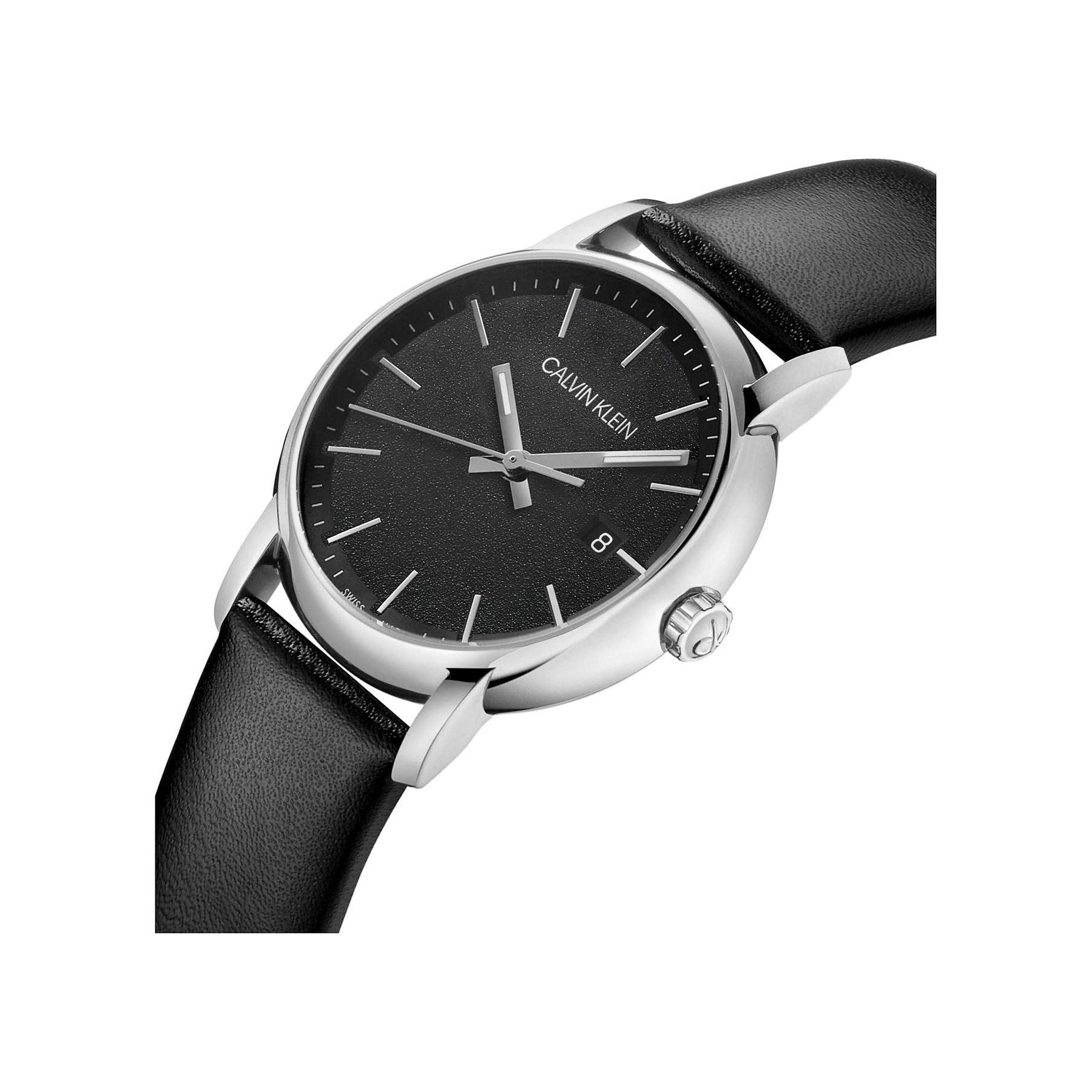 Calvin Klein Women's Quartz Watch, Analog Display and Leather Strap K9H231C1
