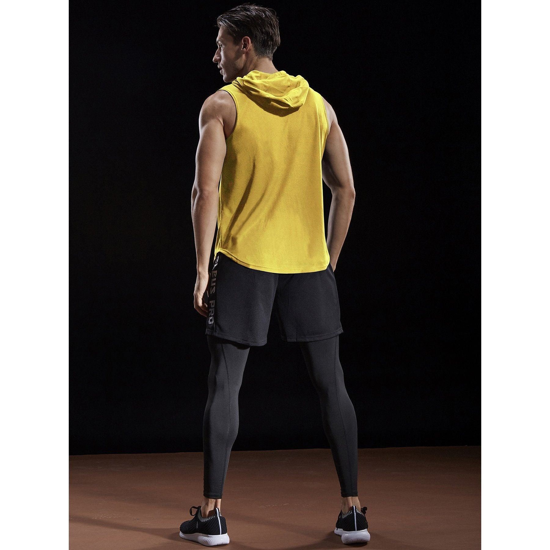 NELEUS Men's 3 Pack Dry Fit Y-Back Muscle Tank Top, 5031# 3 Pack: