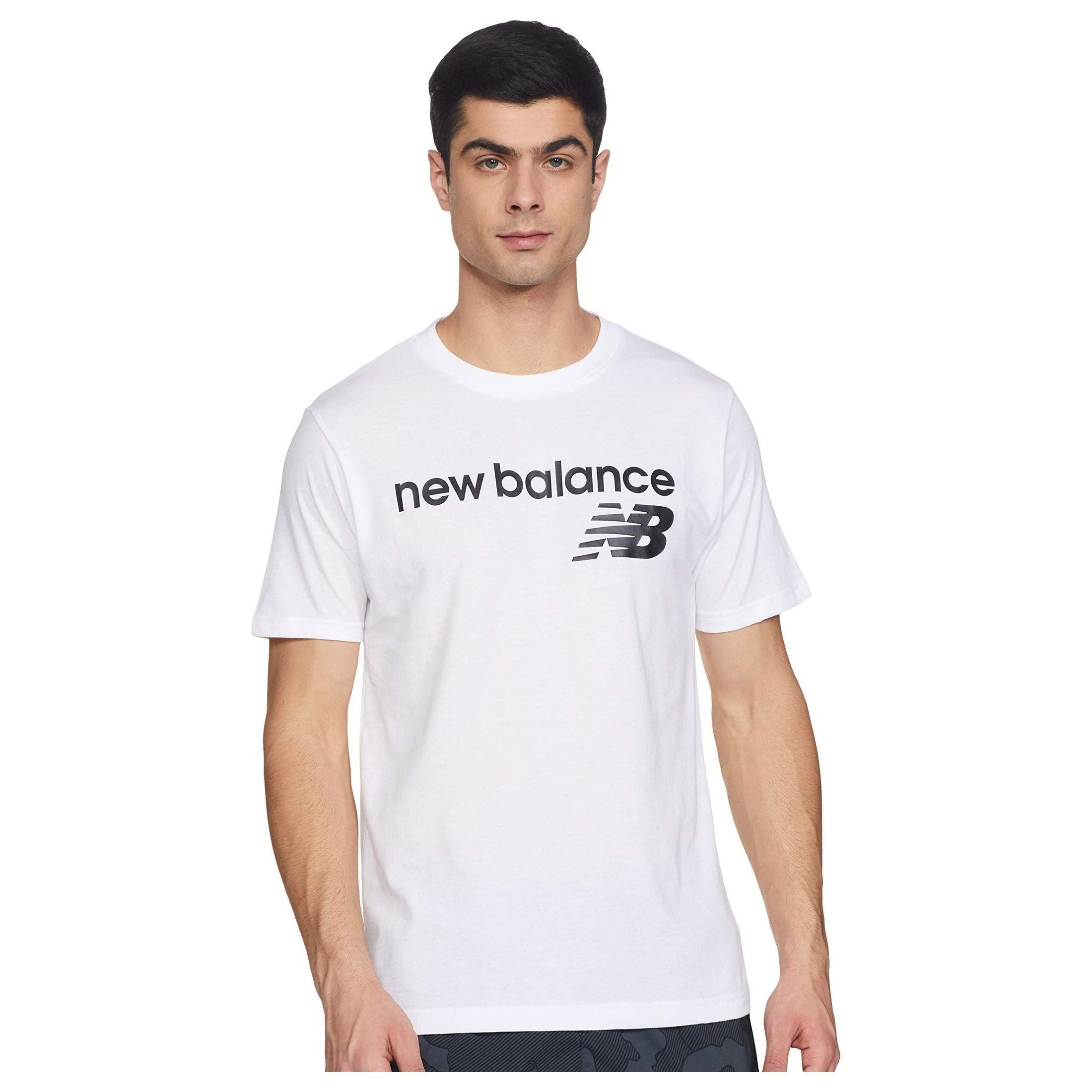 New Balance mens NB Classic Core Logo Tee T-Shirt