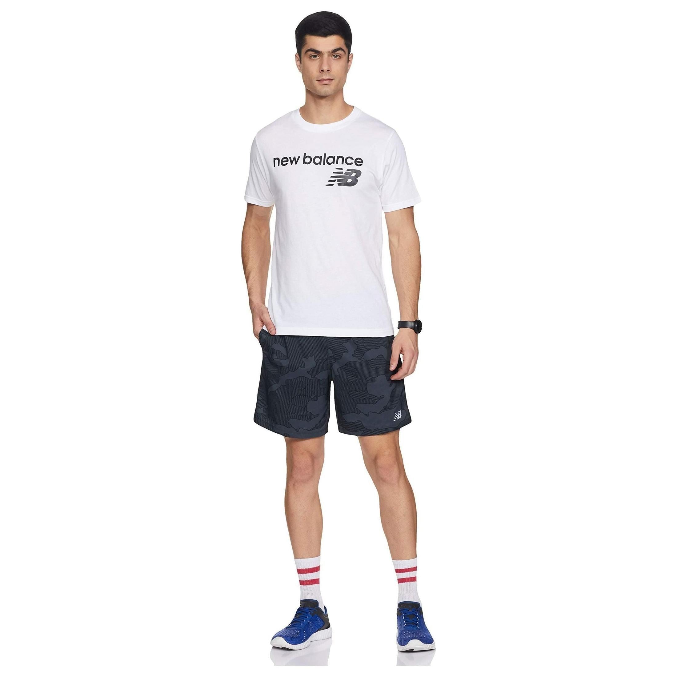 New Balance mens NB Classic Core Logo Tee T-Shirt