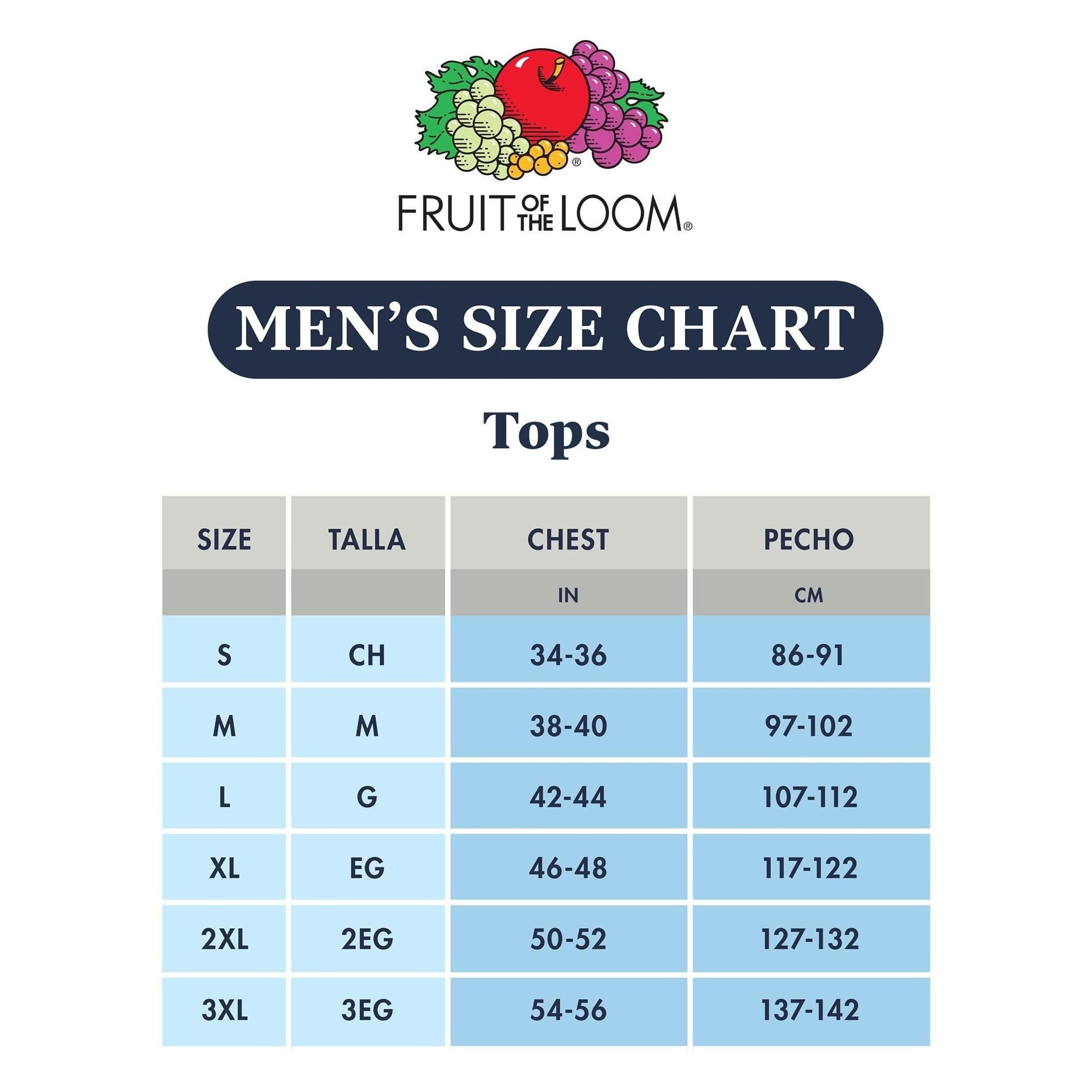 Fruit of the Loom Men's Breathable Undershirts, Designed to Keep You Cool