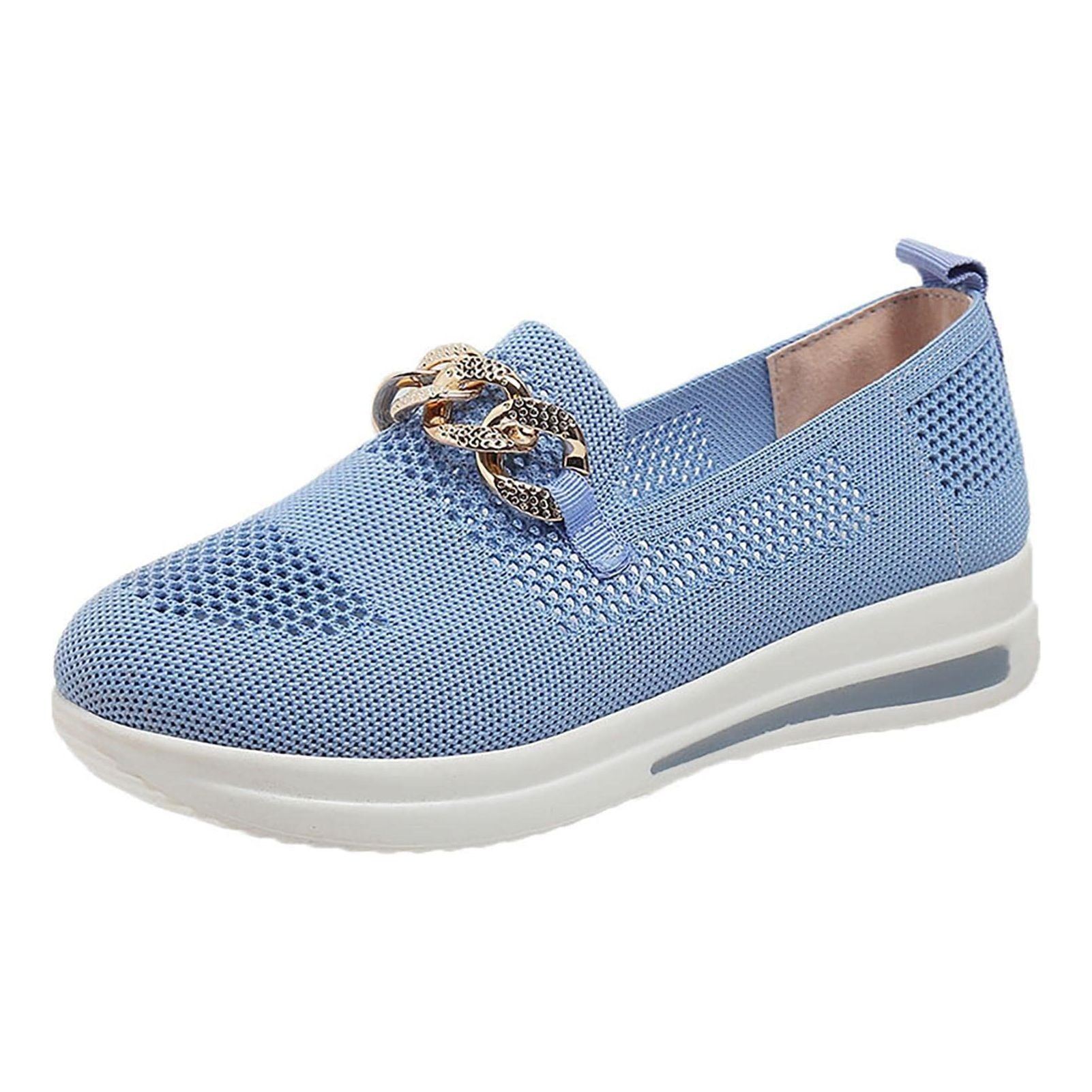 LANUOP Women's Casual Slip On Walking Flat Shoes,with Arch Support Shoes for Women | Women Casual Shoes for Leisure, Walk, Work, Shopping, Gardening