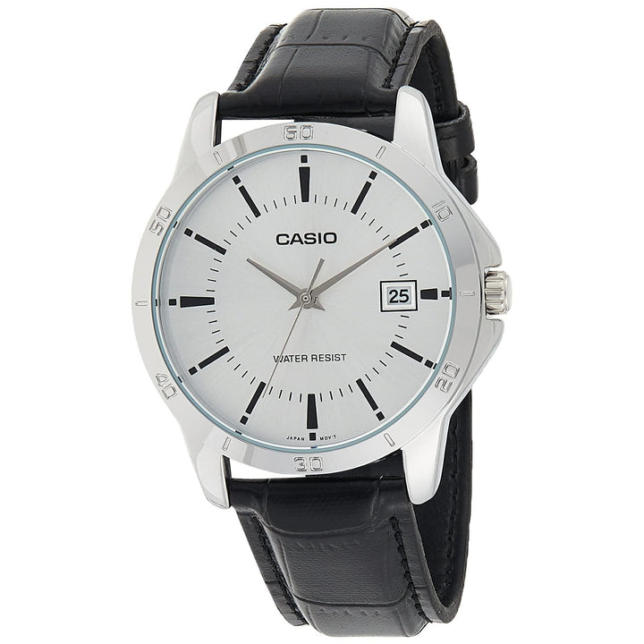 Casio Watch For Men Standard Analog Stainless Steel Date Dial