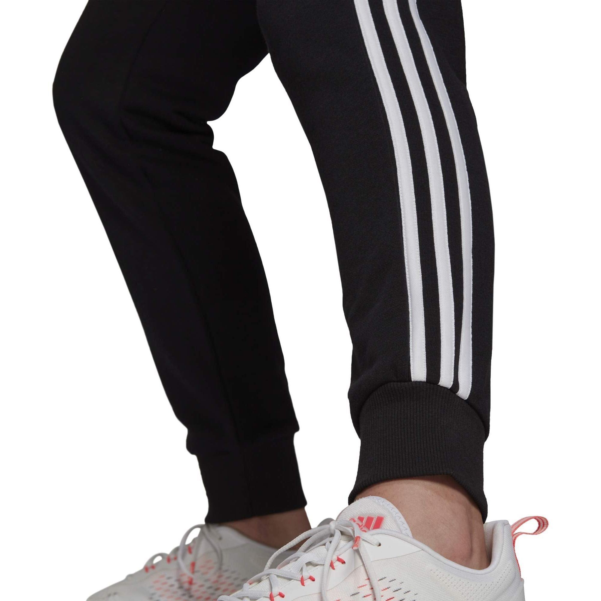 adidas Women's Essentials French Terry 3-Stripes Joggers PANTS