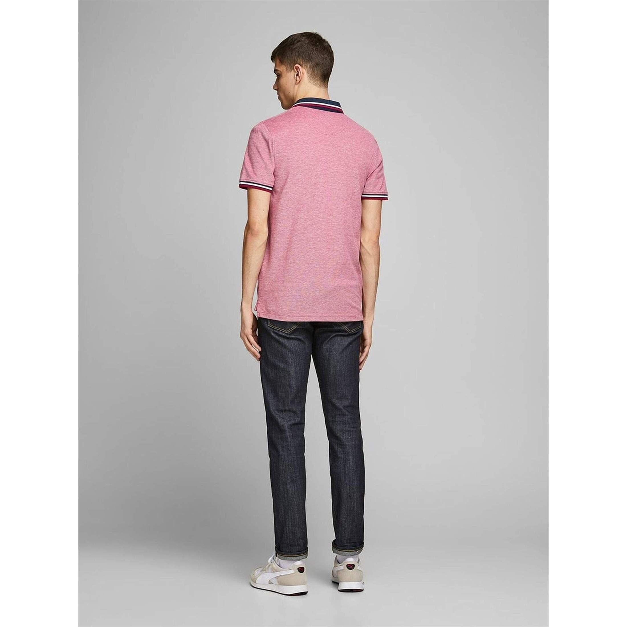 Jack & Jones Men's Slim Fit Jjepaulos Polo SS Noos Polo-Shirt (pack of 1)