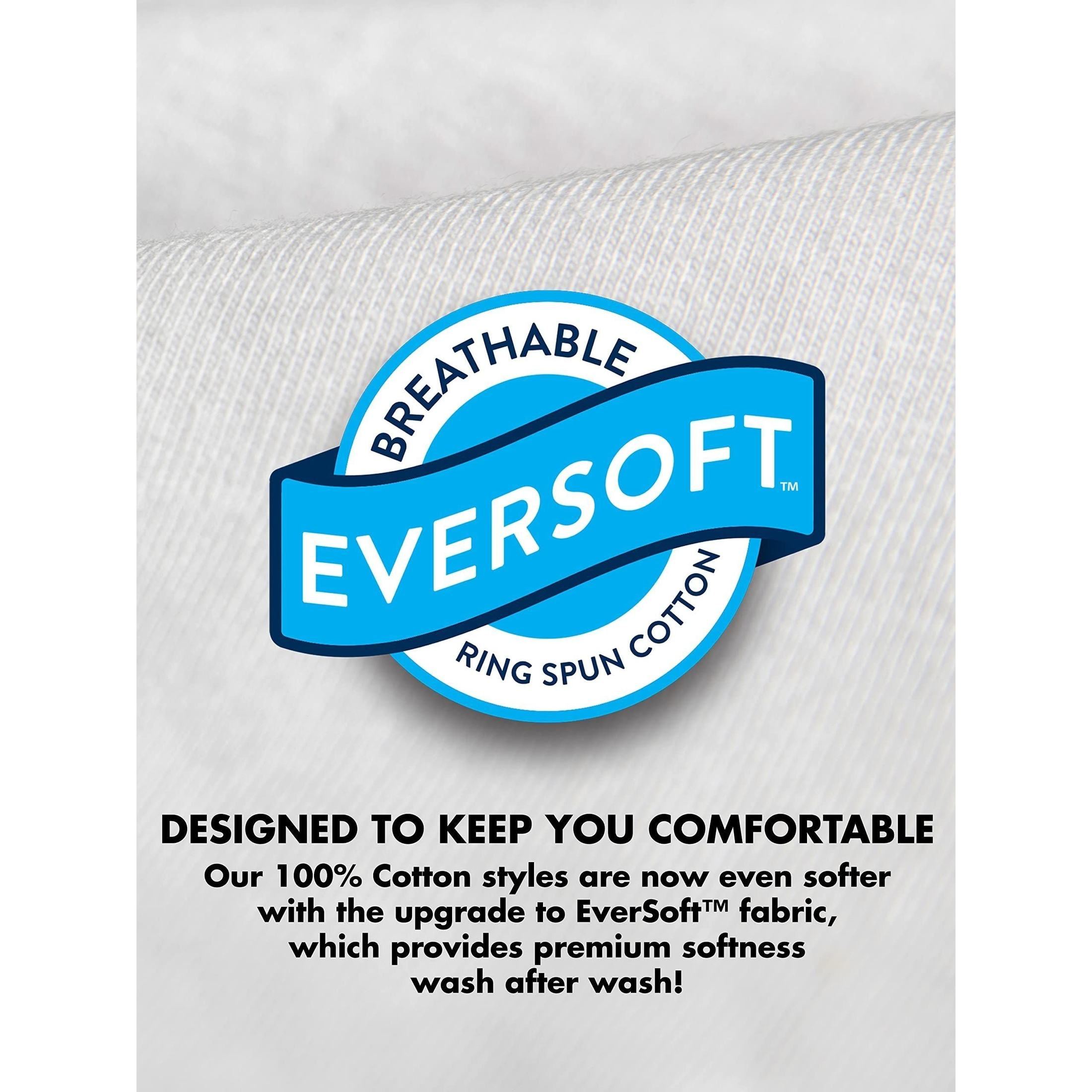 Fruit of the Loom Men's Breathable Undershirts, Designed to Keep You Cool
