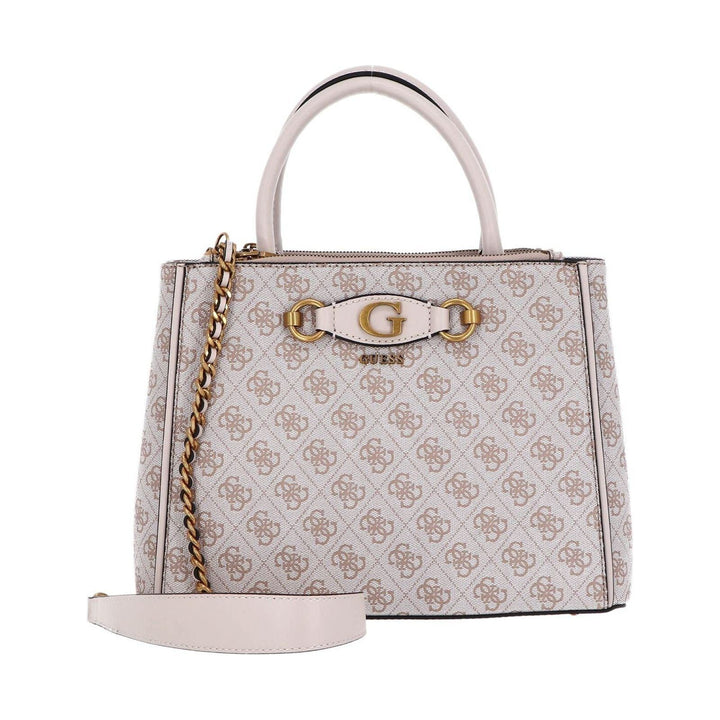 Guess Women's Shoulder Crossbody Handbag Izzy 4G Logo, Black