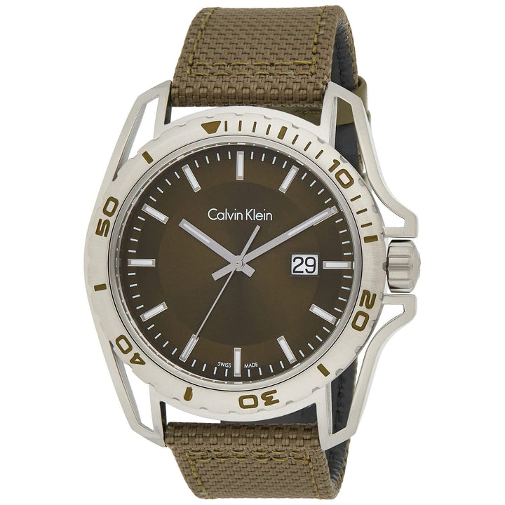 Calvin Klein Men's Analogue Quartz Watch With Textile Strap