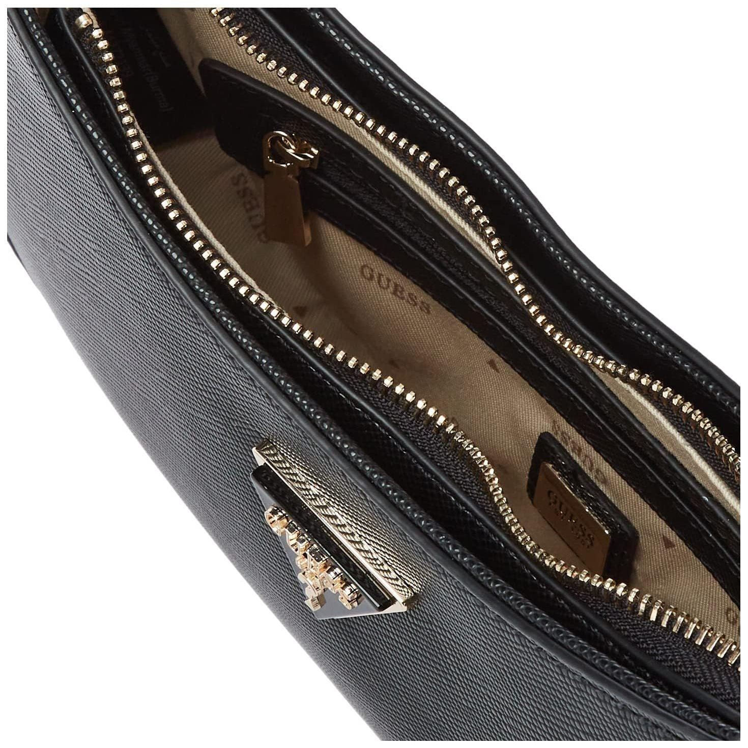 Guess ZG787918 Noelle Top Zip Shoulder Bag for Women, BLA