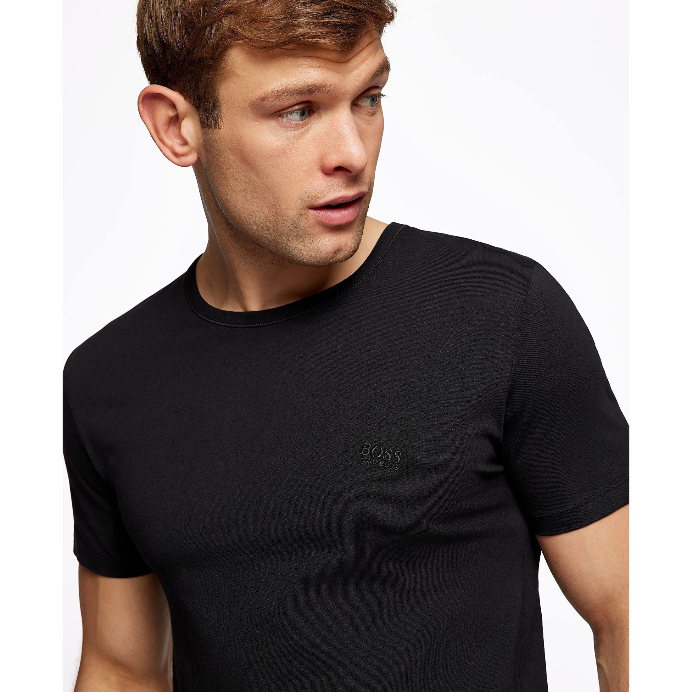 BOSS Men's T-Shirt RN 3P CO 10145963 01 T-Shirt